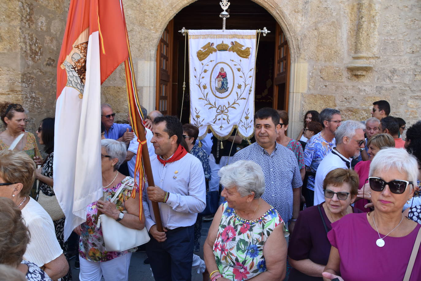 La procesión de la Asunción en Aguilar