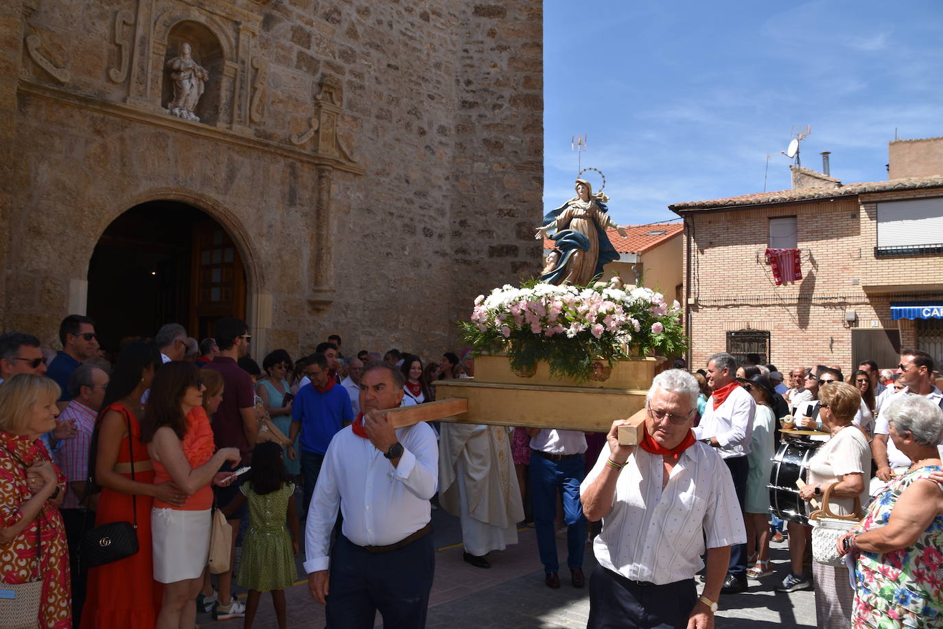 La procesión de la Asunción en Aguilar