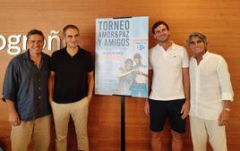 Presentación del torneo en el Ayuntamiento de Logroño.