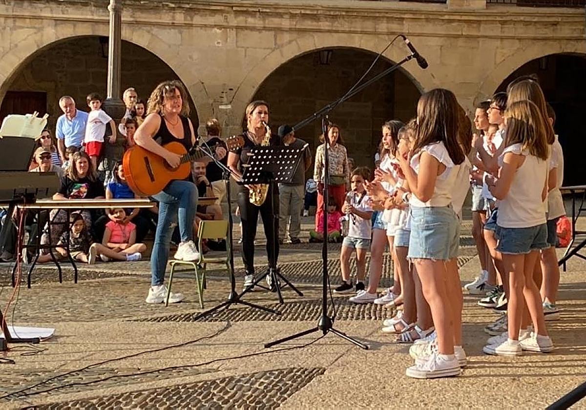 Audición de fin de curso de la escuela de música.