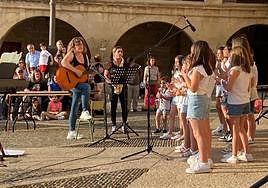 Audición de fin de curso de la escuela de música.