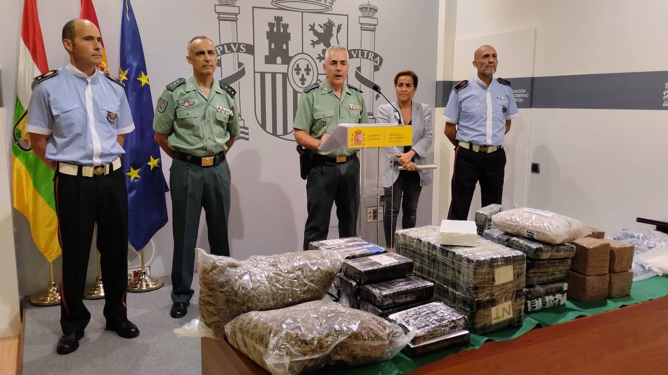 Las imágenes de la operación antidroga