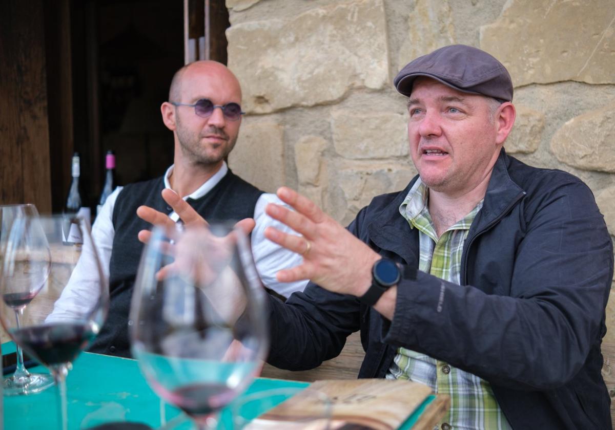 Felipe Menéndez y Nesti Bajda, en Villota.