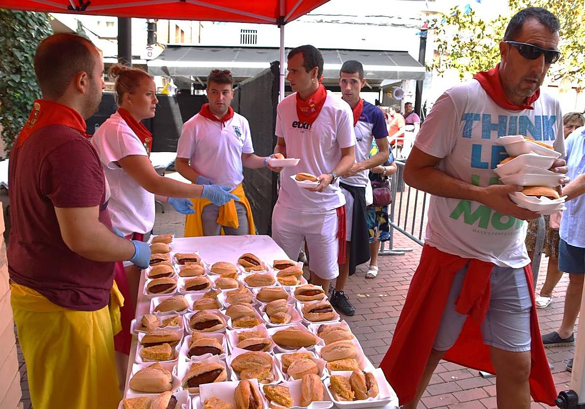 Día de bocatas en Pradejón
