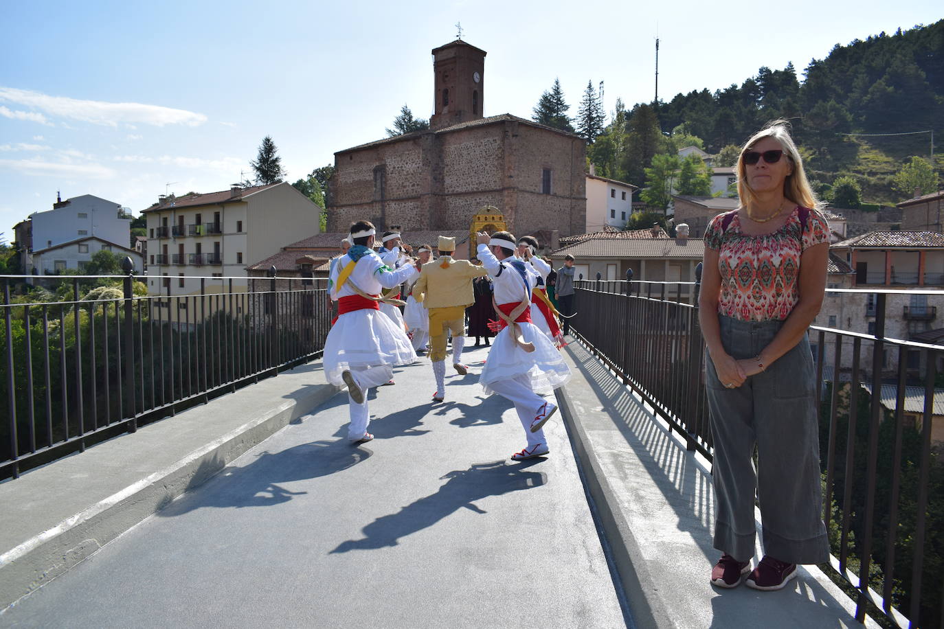 Reinauguración del puente de Ortigosa