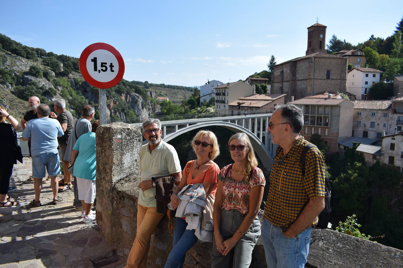 Reinauguración del puente de Ortigosa