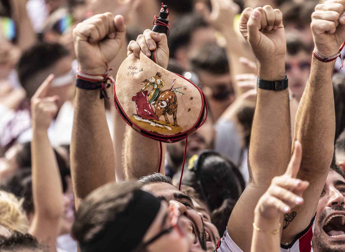 El chupinazo de San Mateo, en imágenes