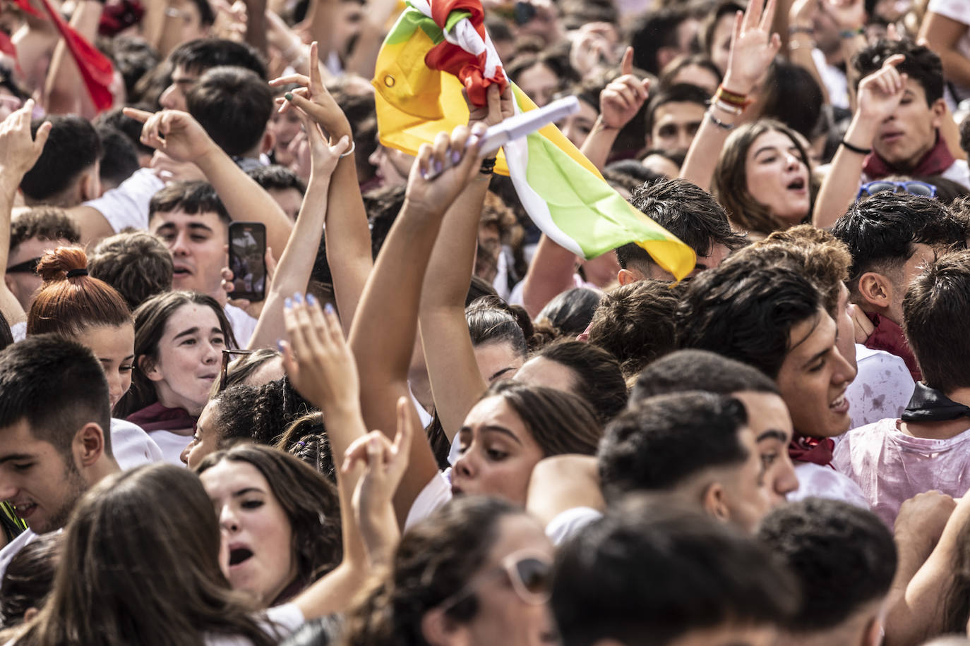 El chupinazo de San Mateo, en imágenes