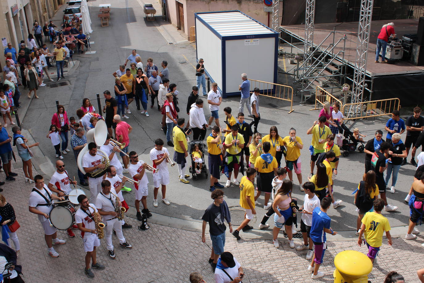 Arrancan las fiestas de septiembre con el chupinazo en Nájera