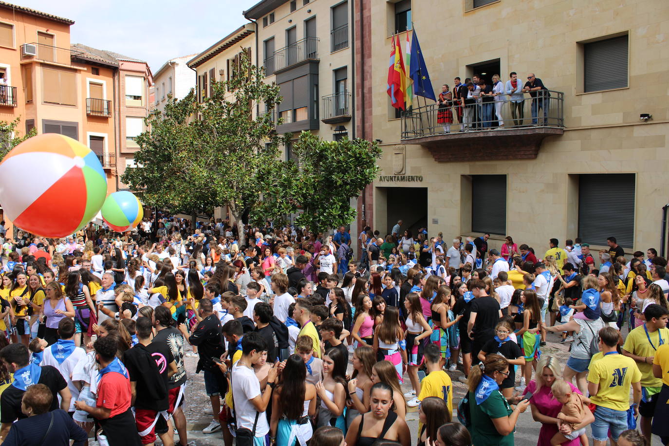 Arrancan las fiestas de septiembre con el chupinazo en Nájera