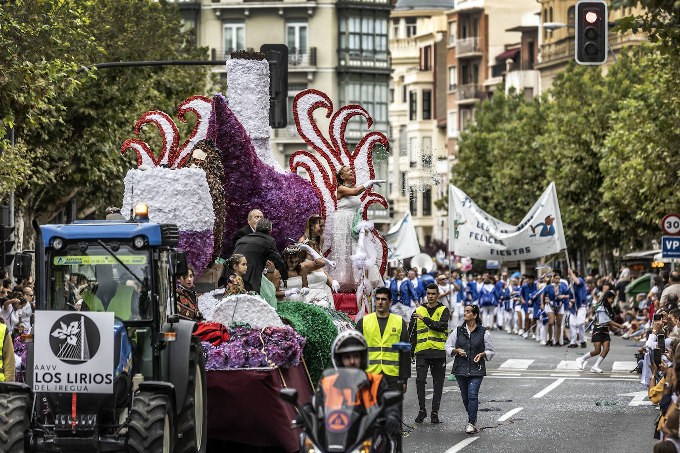 Desfile de carrozas de las fiestas de San Mateo