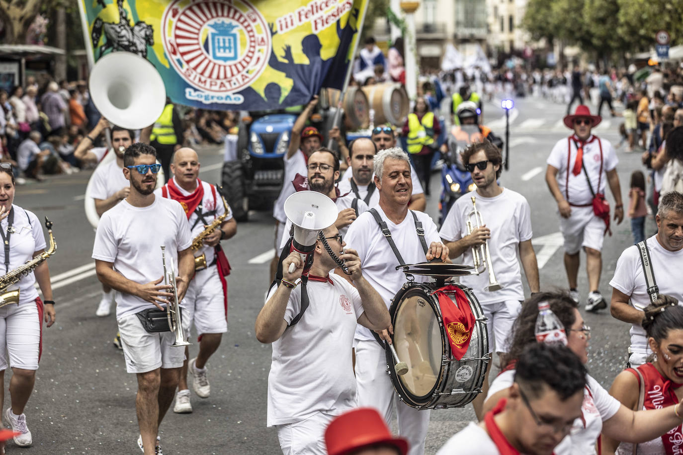 Desfile de carrozas de las fiestas de San Mateo