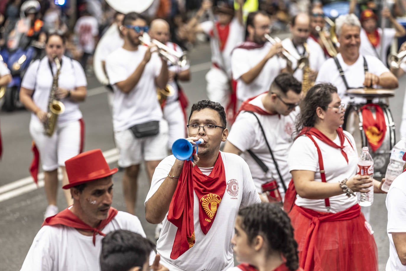 Desfile de carrozas de las fiestas de San Mateo