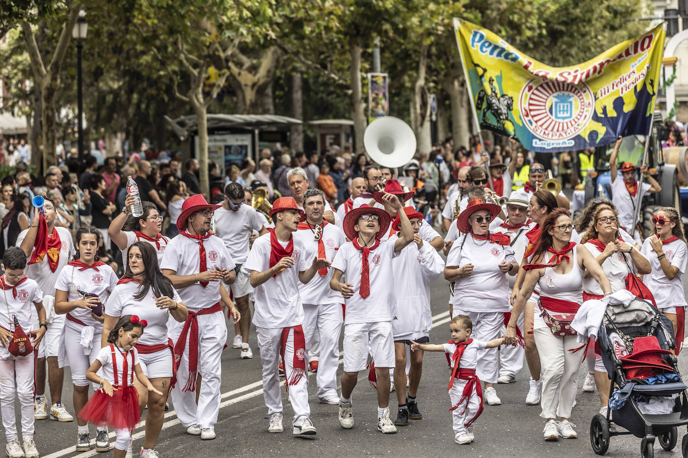 Desfile de carrozas de las fiestas de San Mateo