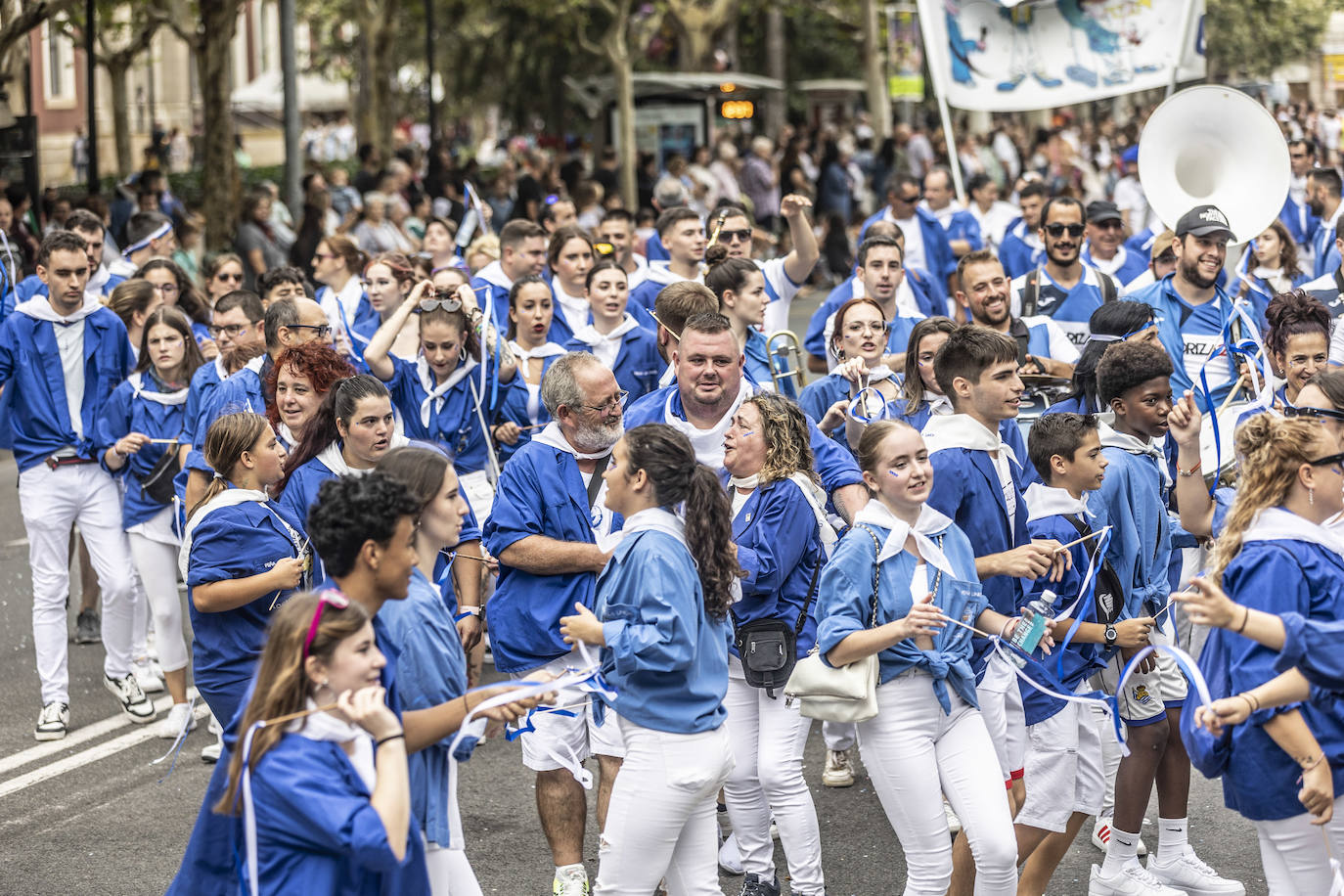 Desfile de carrozas de las fiestas de San Mateo