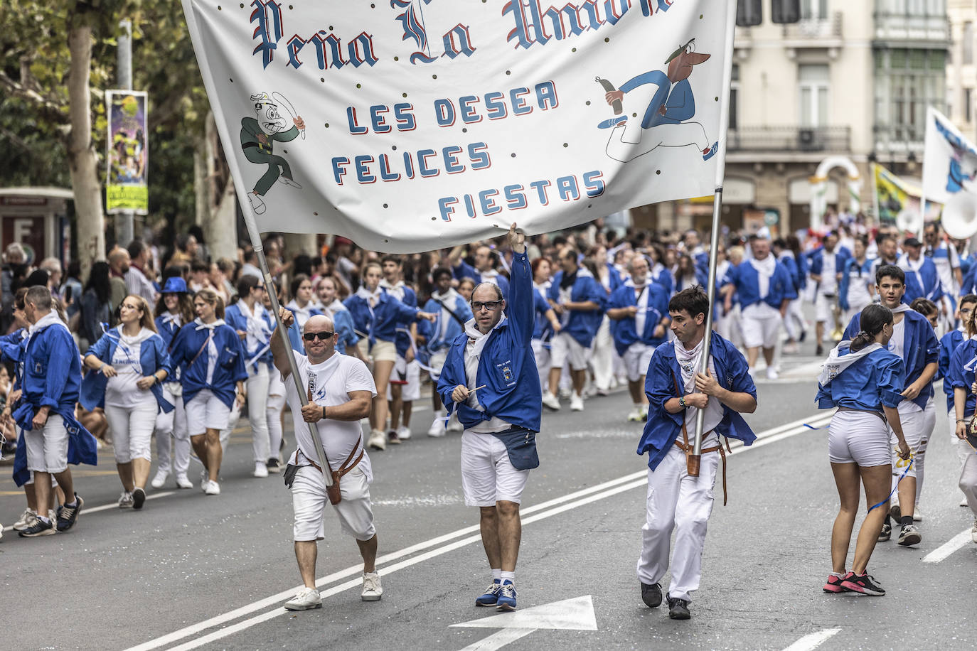 Desfile de carrozas de las fiestas de San Mateo