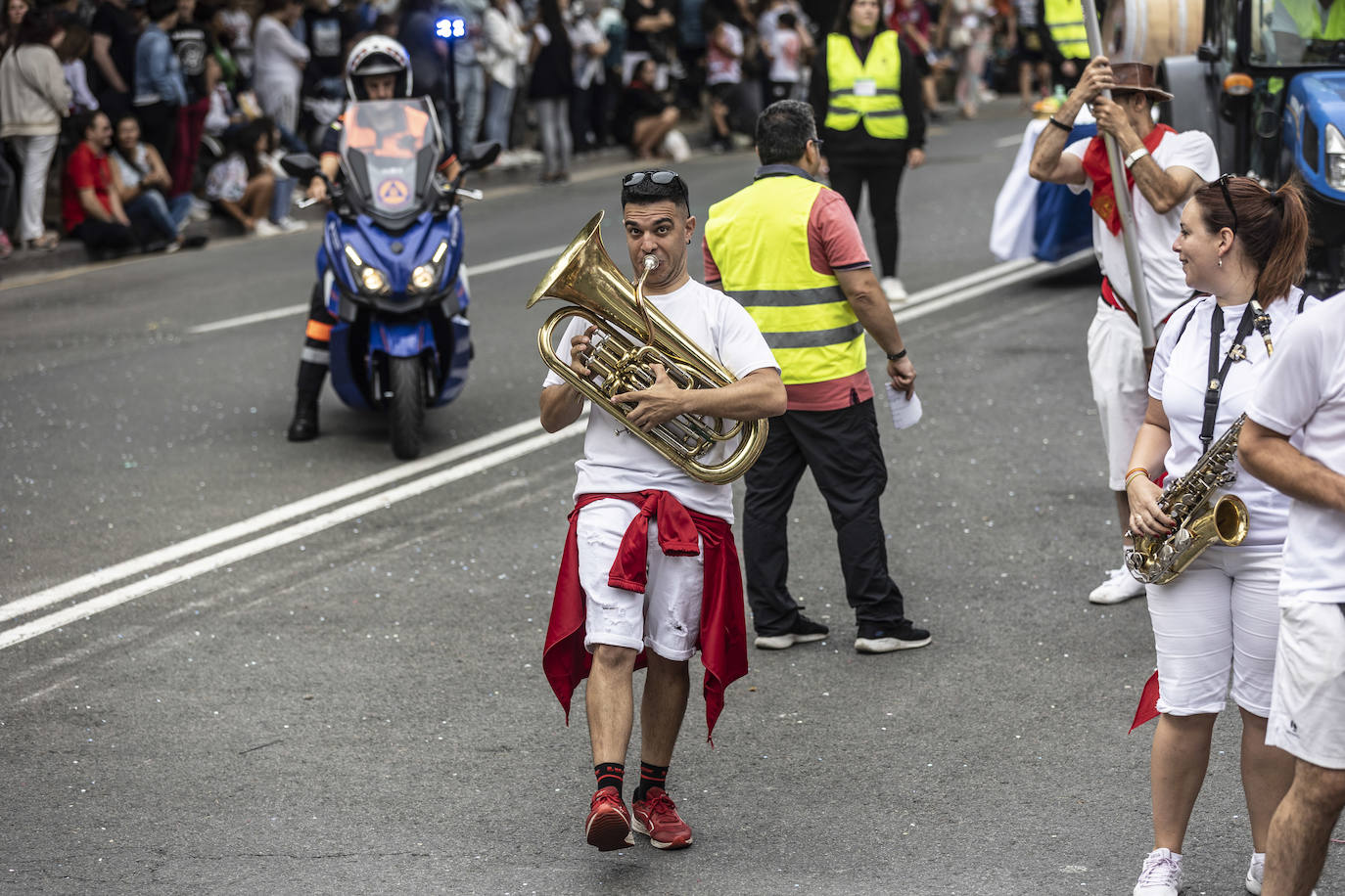 Desfile de carrozas de las fiestas de San Mateo