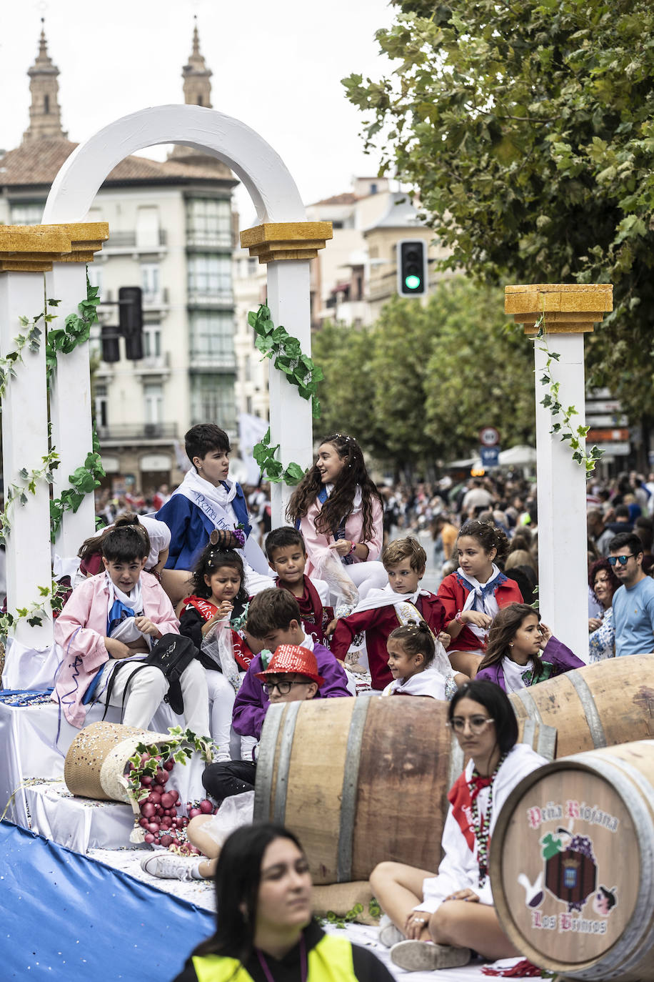 Desfile de carrozas de las fiestas de San Mateo