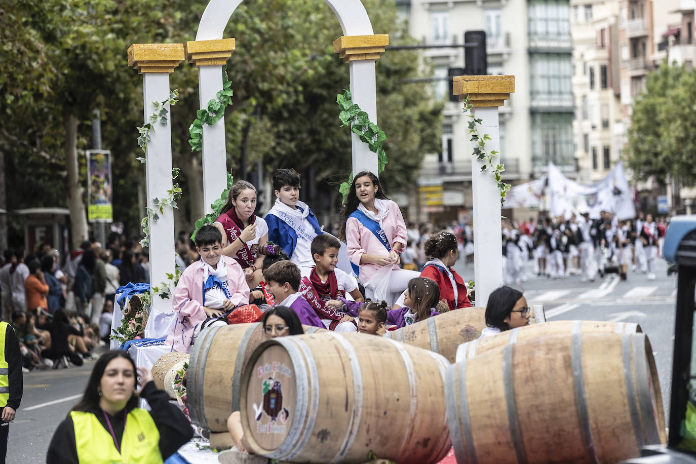 Desfile de carrozas de las fiestas de San Mateo