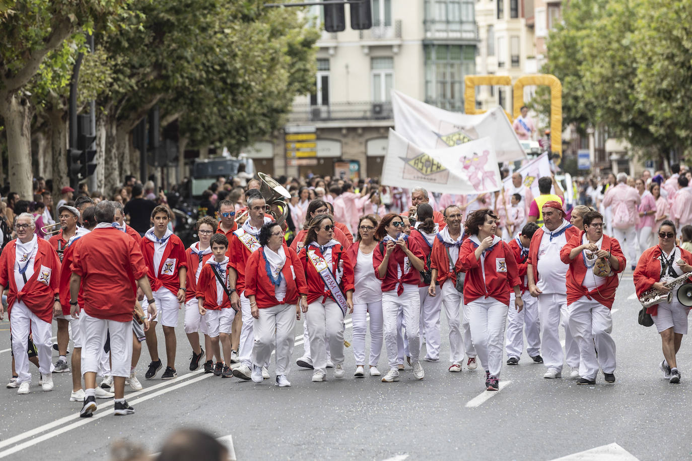 Desfile de carrozas de las fiestas de San Mateo