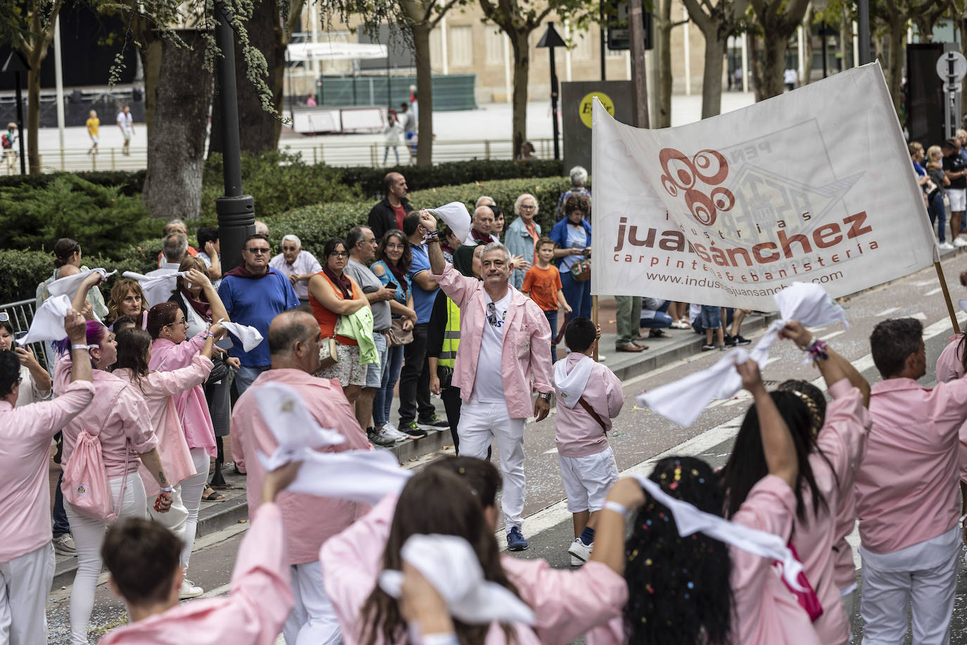 Desfile de carrozas de las fiestas de San Mateo