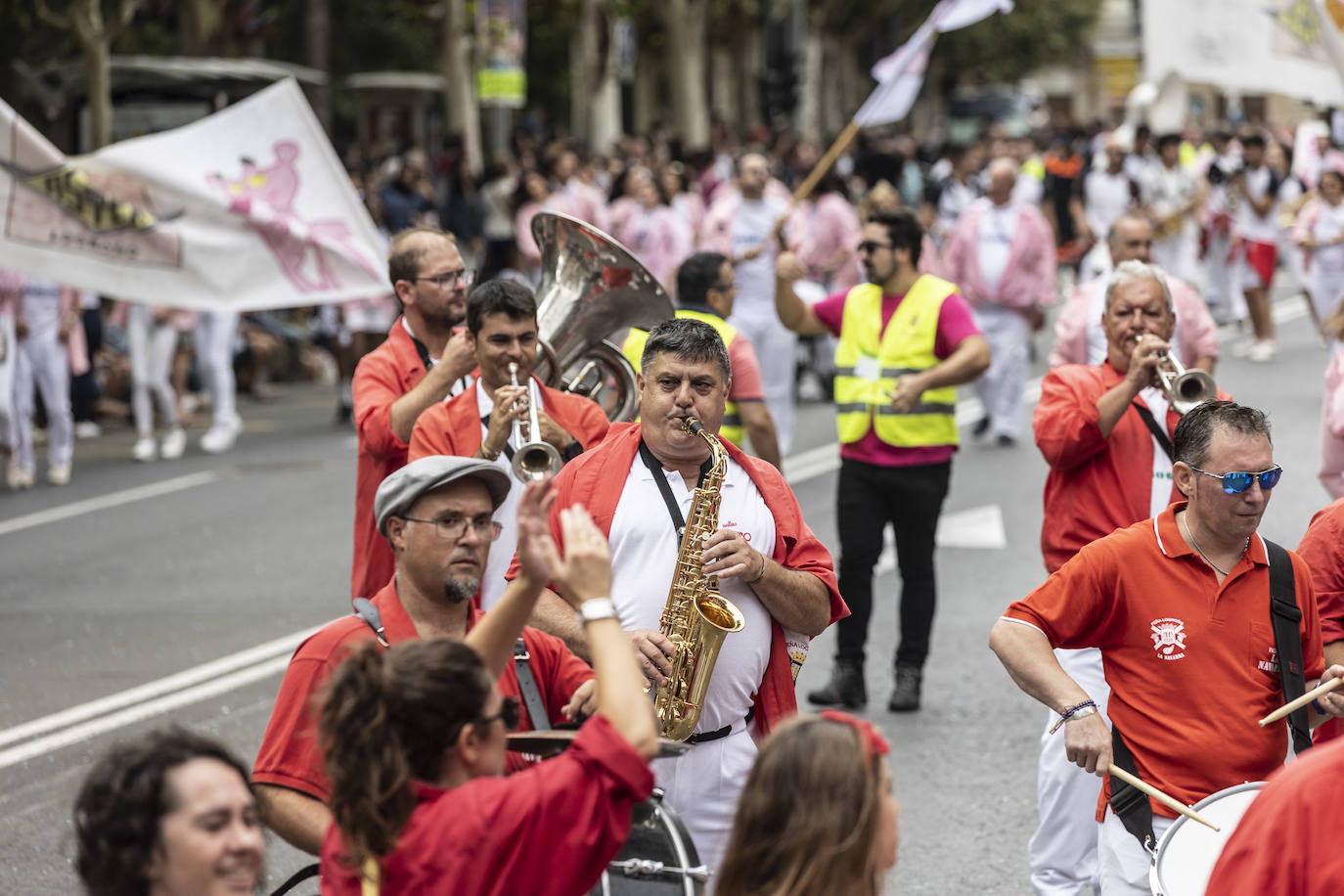 Desfile de carrozas de las fiestas de San Mateo