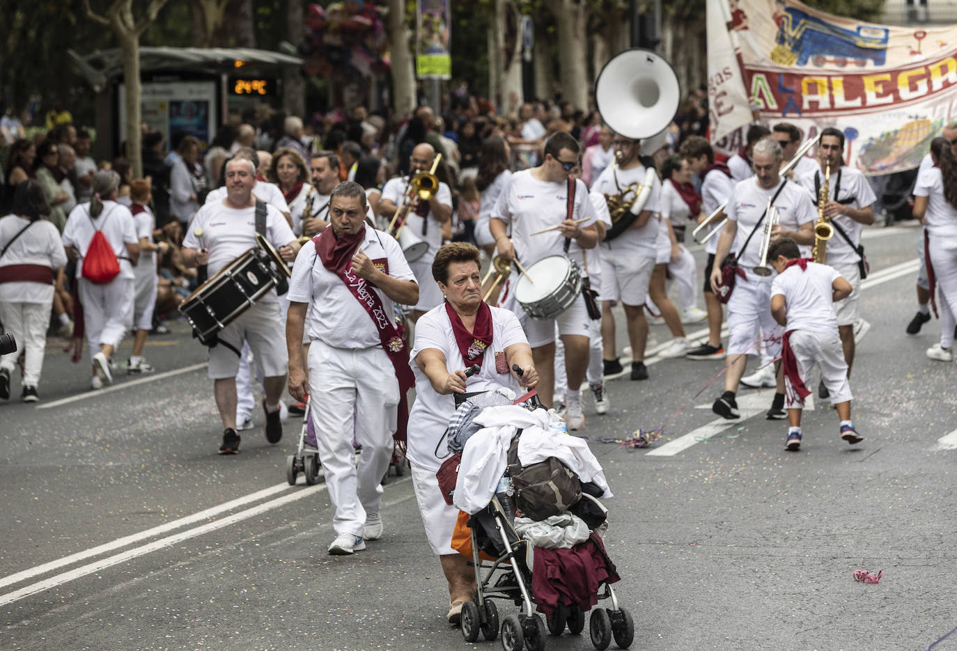 Desfile de carrozas de las fiestas de San Mateo