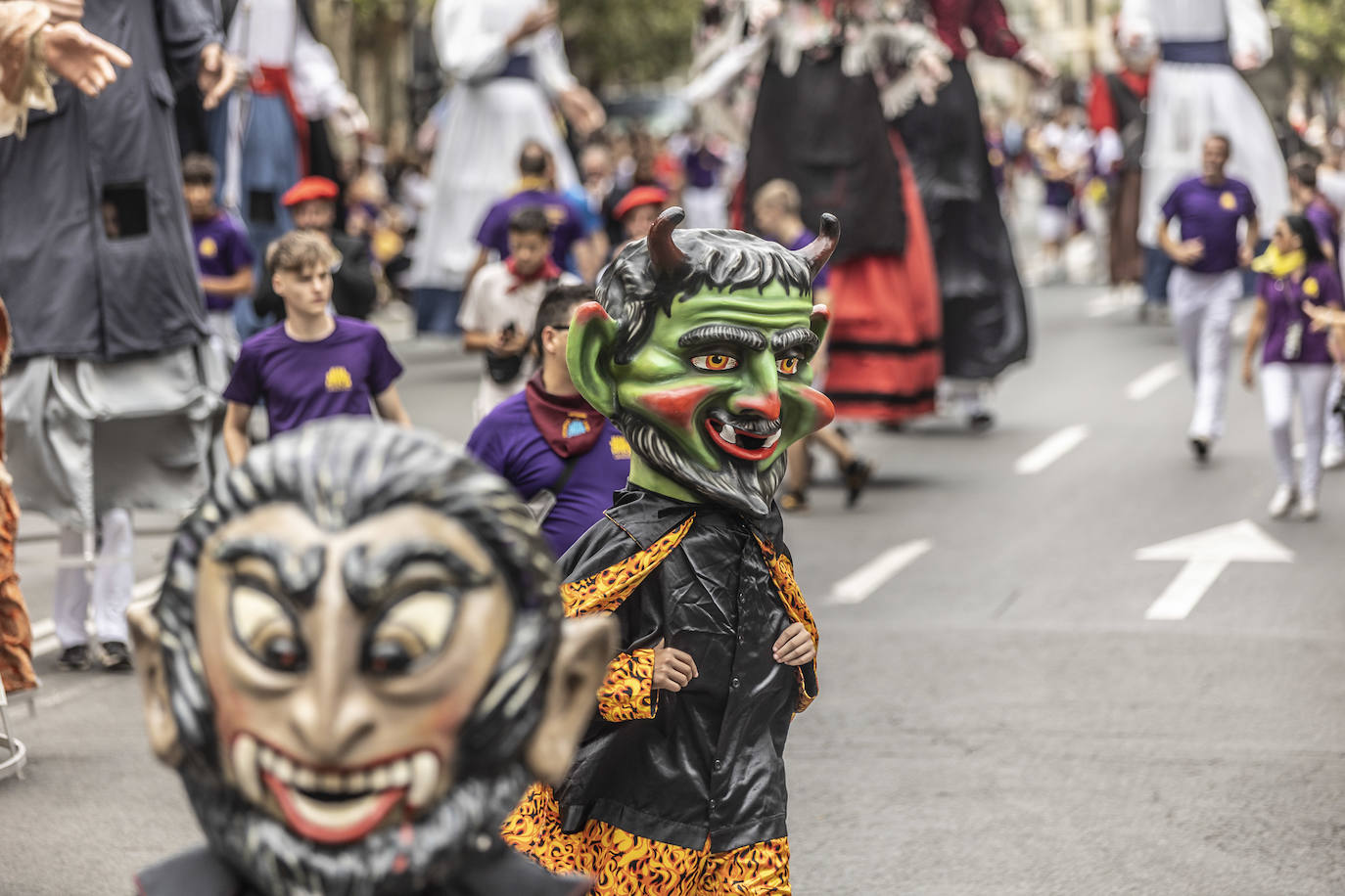 Desfile de carrozas de las fiestas de San Mateo