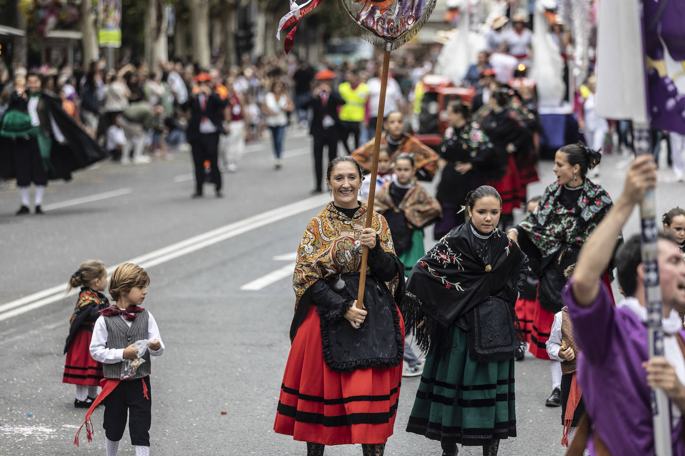 Desfile de carrozas de las fiestas de San Mateo