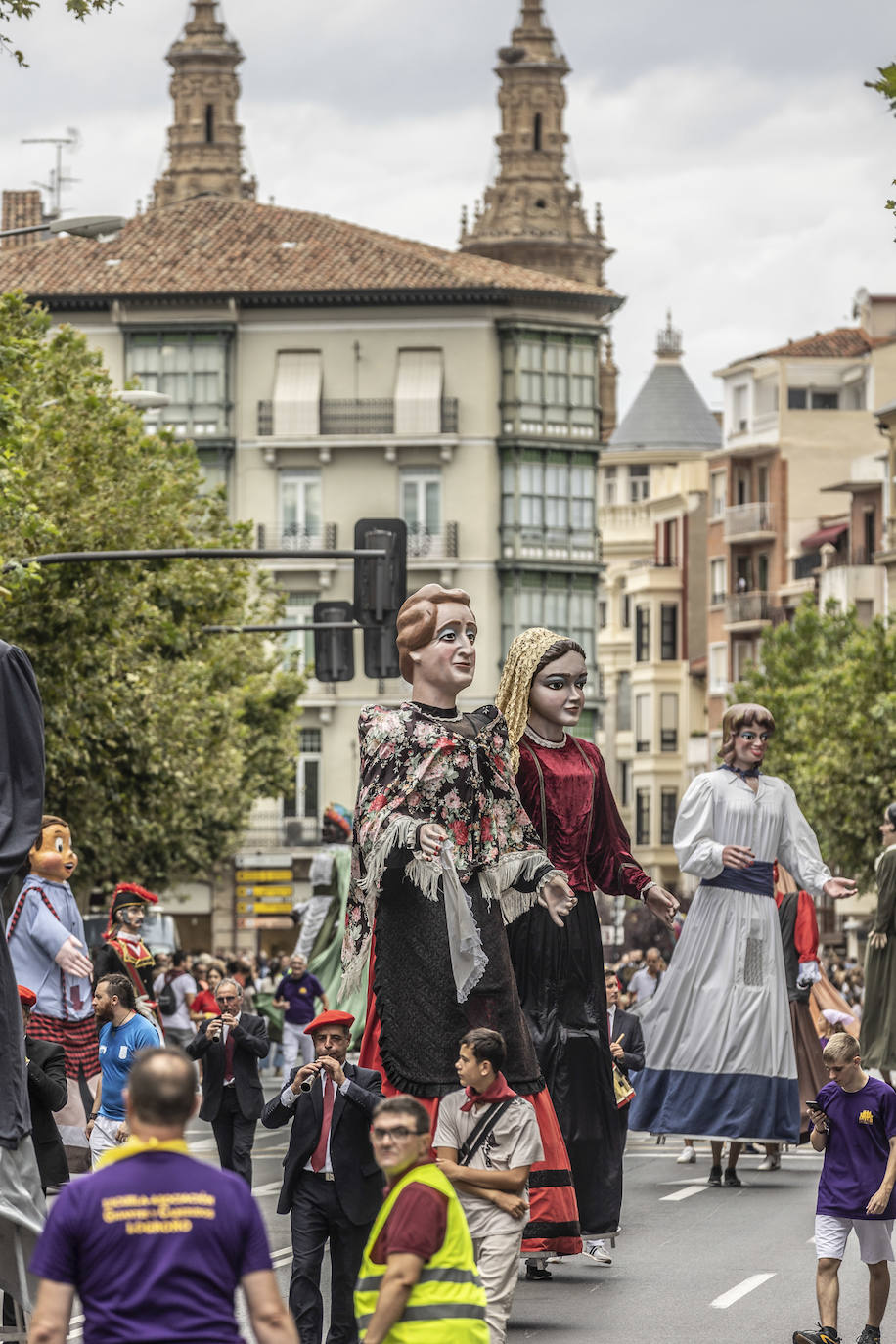 Desfile de carrozas de las fiestas de San Mateo