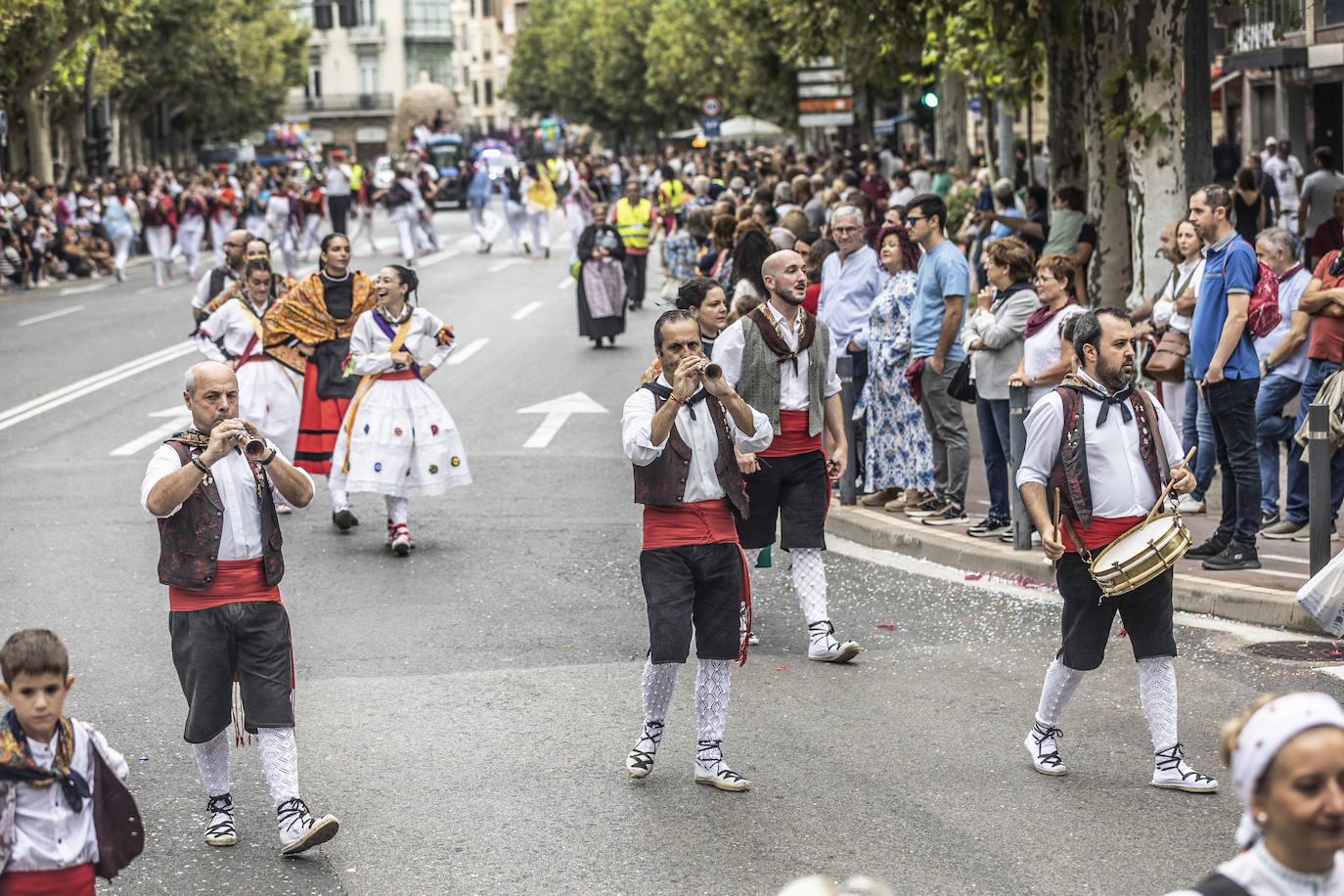 Desfile de carrozas de las fiestas de San Mateo