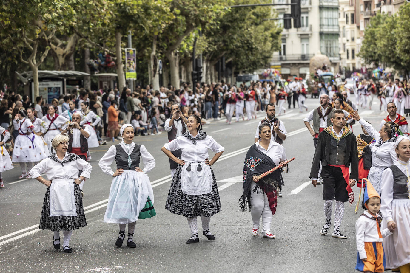 Desfile de carrozas de las fiestas de San Mateo