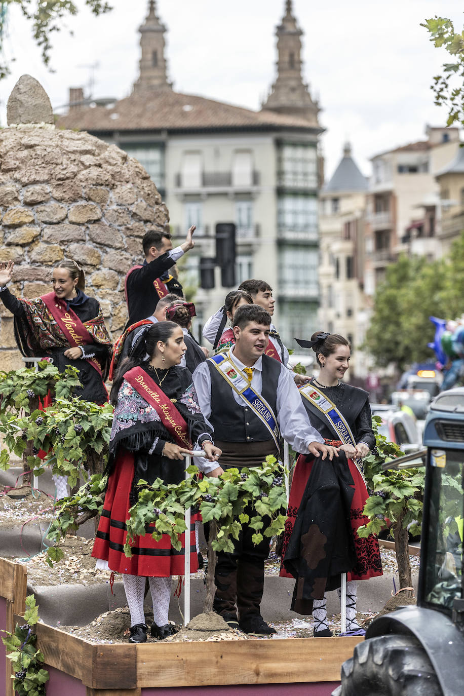 Desfile de carrozas de las fiestas de San Mateo