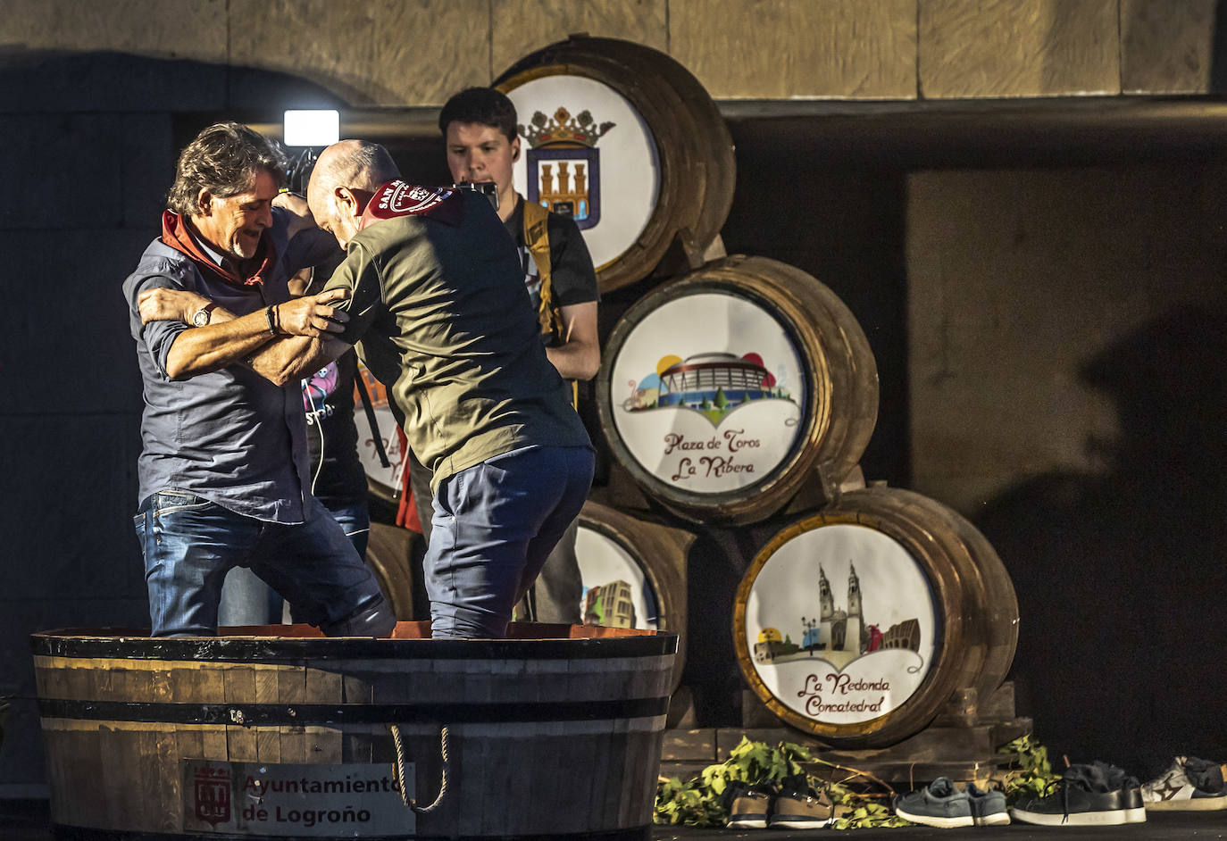 Pisado popular de la uva