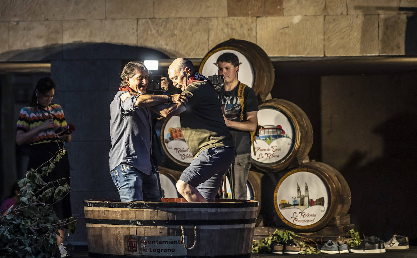 Pisado popular de la uva