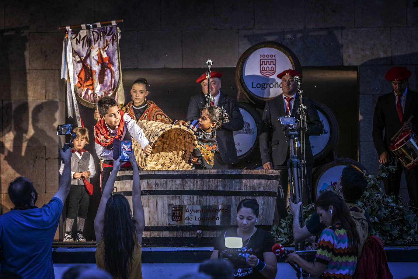 Pisado popular de la uva