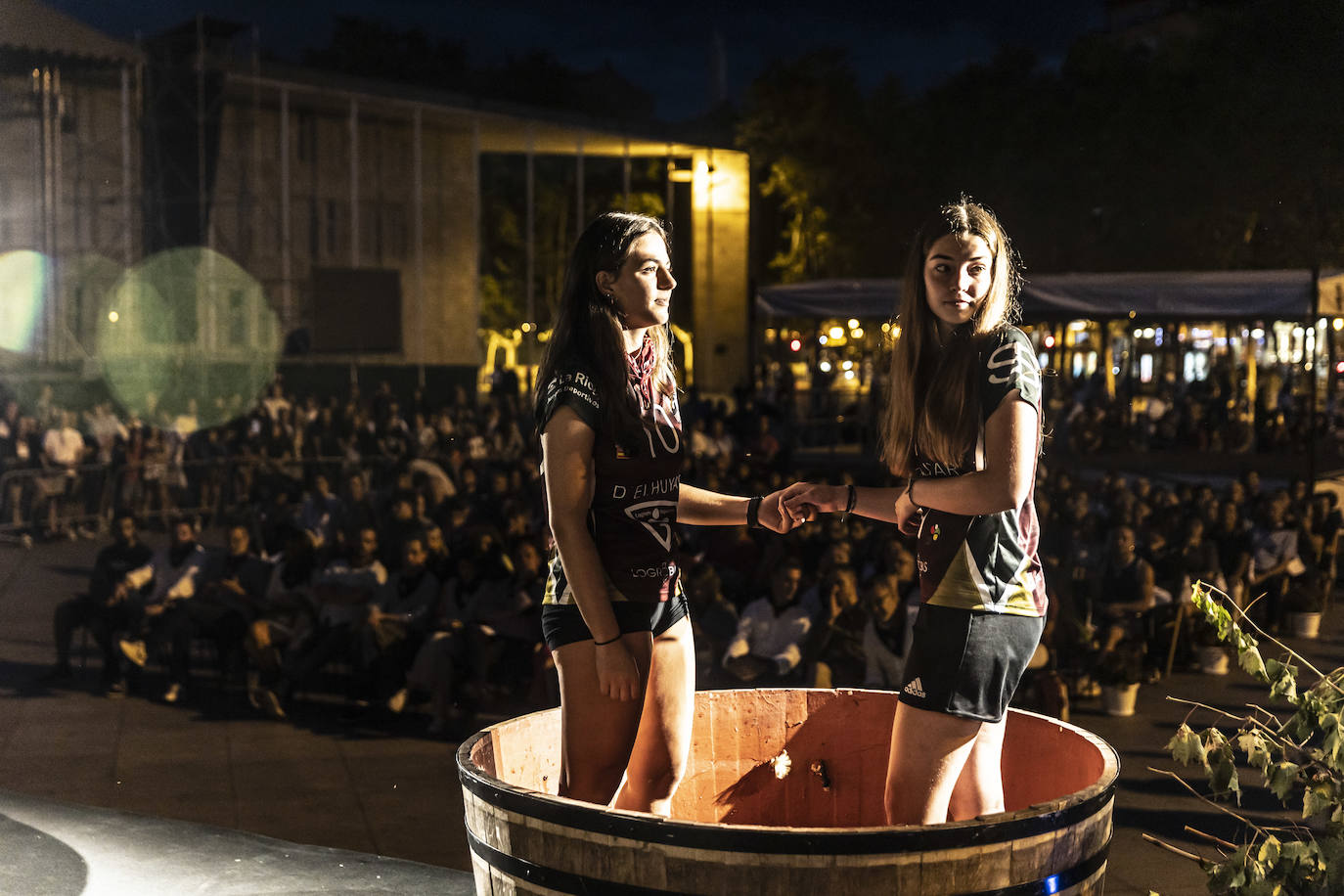 Pisado popular de la uva