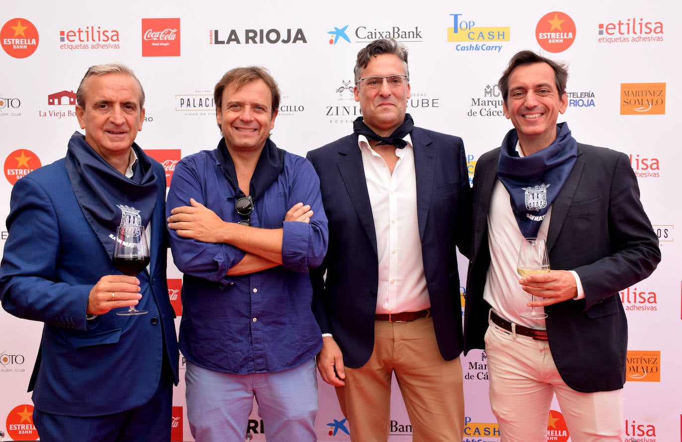 Alberto Calvo, Quique Martínez Armas, Alberto Romero y Diego Luezas.