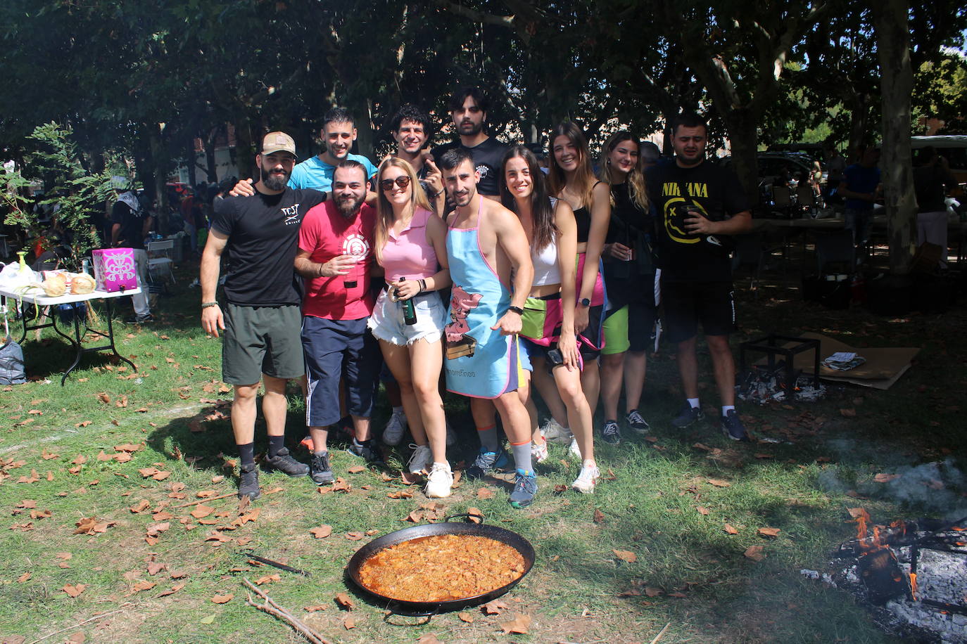 Tradicional concurso de paellas para despedir las fiestas de Nájera