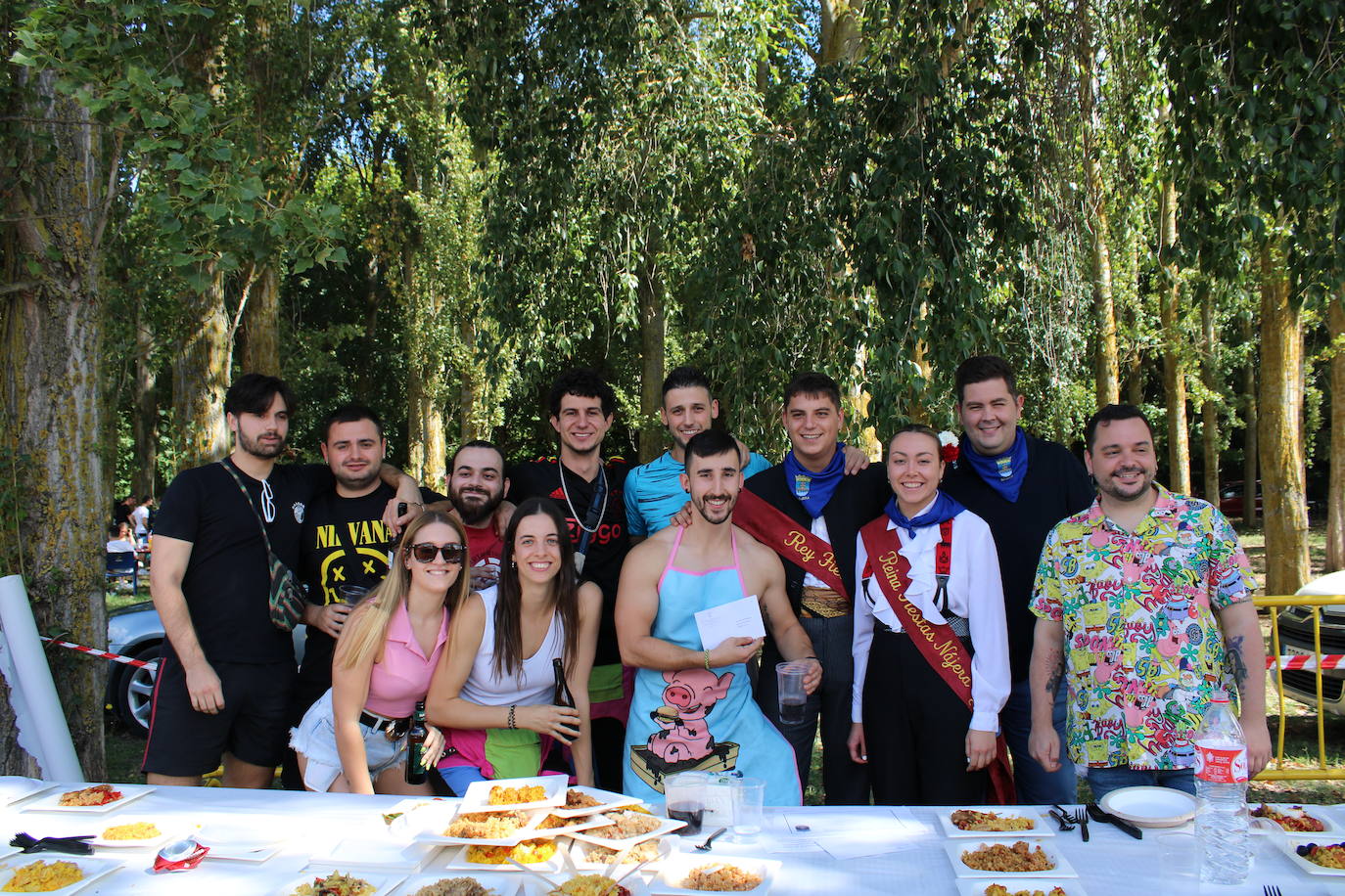 Tradicional concurso de paellas para despedir las fiestas de Nájera