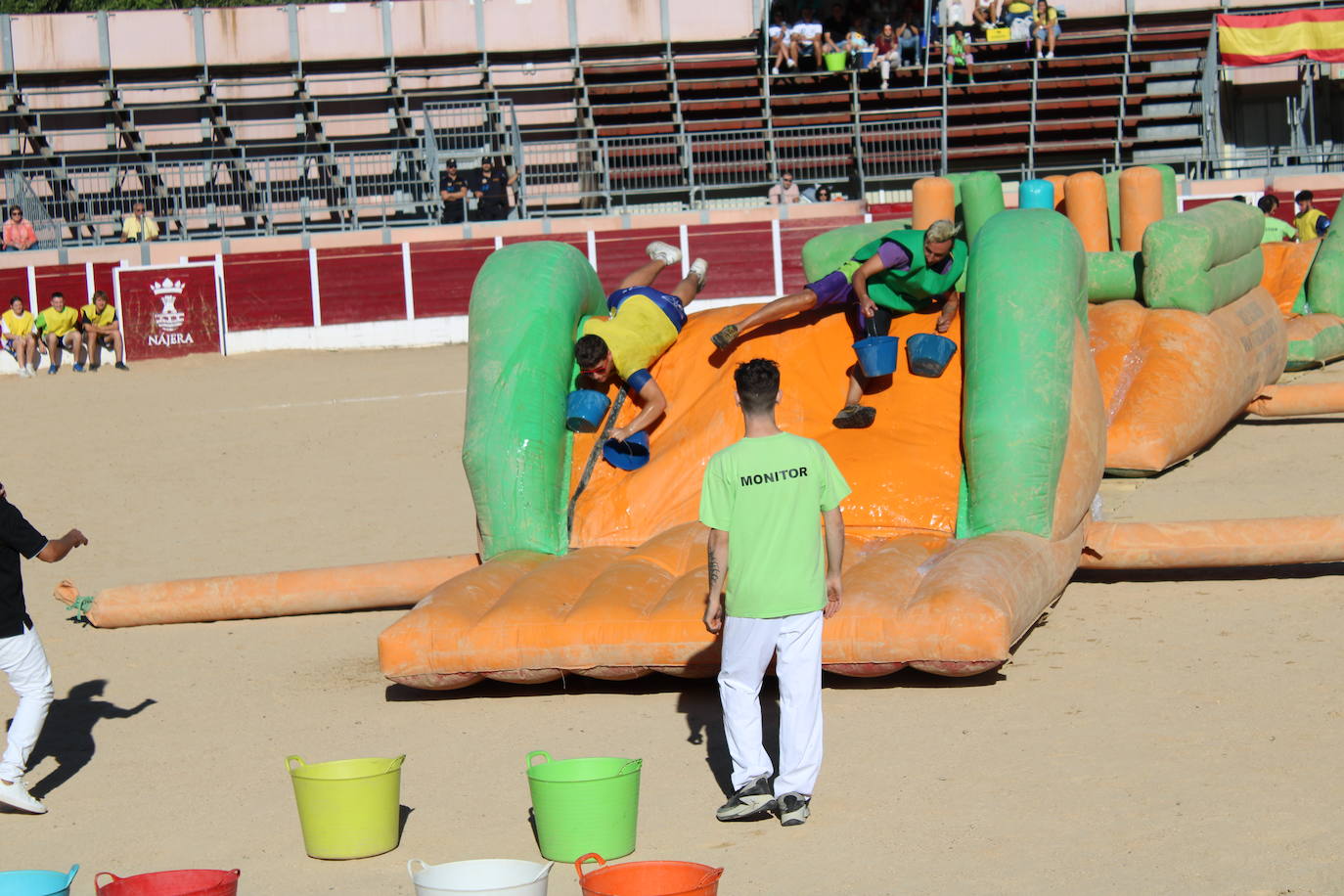 Tradicional concurso de paellas para despedir las fiestas de Nájera