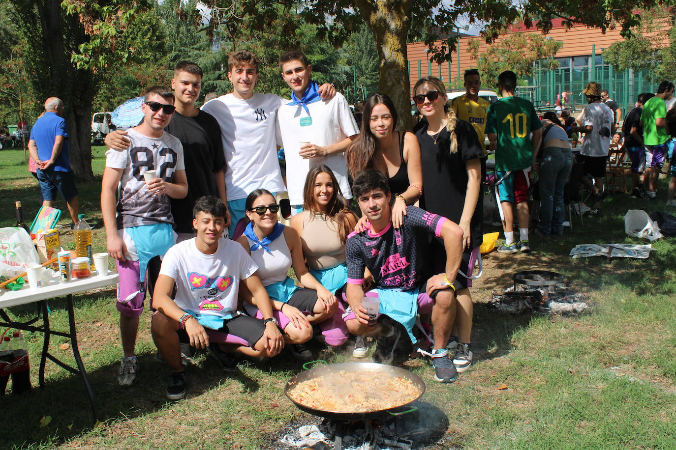 Tradicional concurso de paellas para despedir las fiestas de Nájera