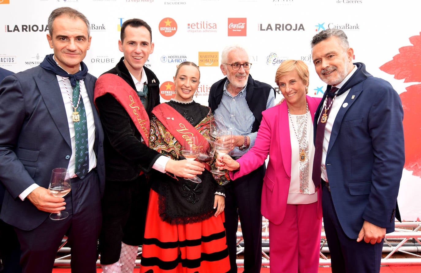 Miguel Sainz, Félix Ángel Jalón, Lucía Yubero, Francisco Achiaga, Leonor González Menorca y Conrado Escobar