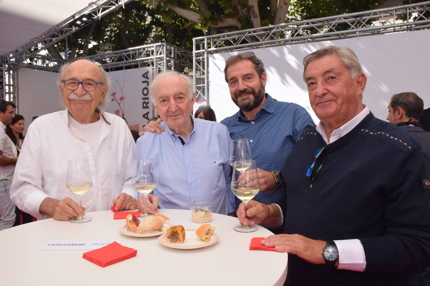 José Mendizábal, Javier Sáenz, Miguel Sáenz y Miguel Ángel Pascual