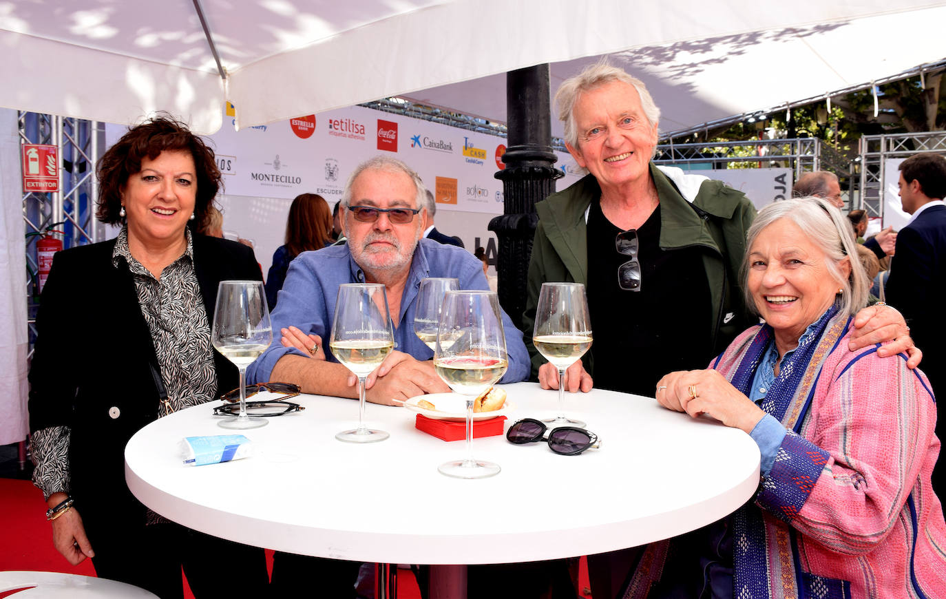 Marisa Grandmontagne, José Ramón Serrano, Manolo del Hoyo y Angelika Borowsky