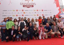 El equipo que durante toda la semana ha atendido la Terraza de LA RIOJA desde la retaguardia.