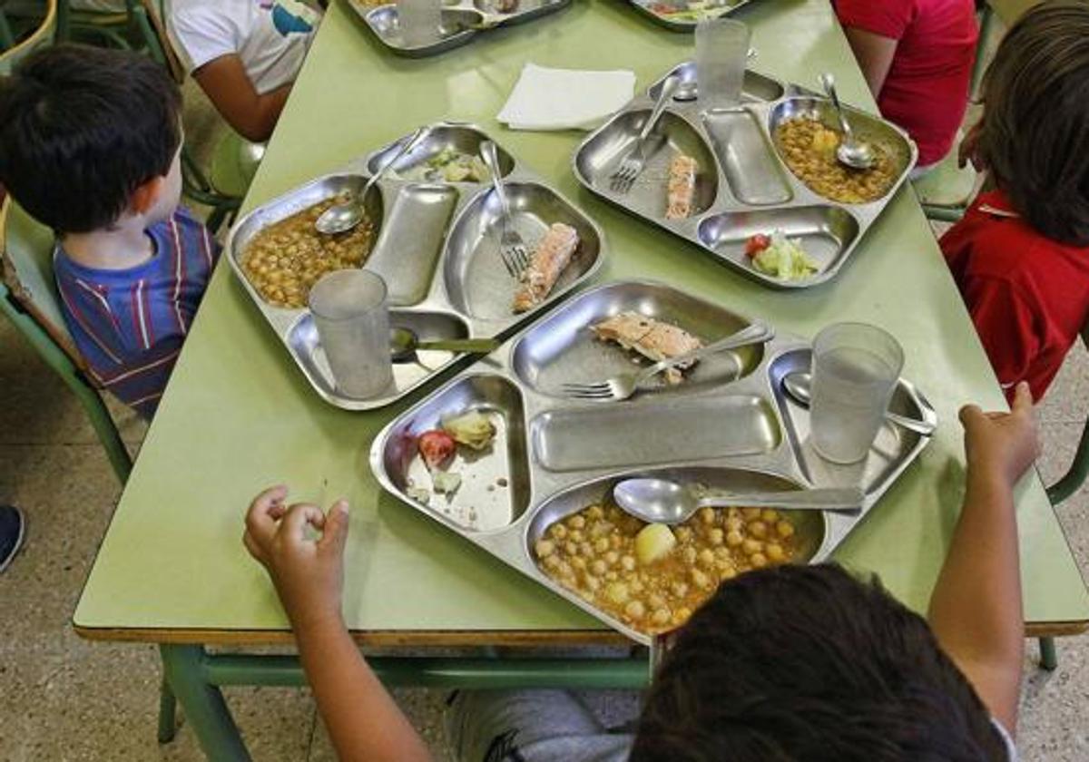 Comedor escolar, en una imagen de archivo.