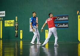 Zabala y Altuna, este viernes en el Adarraga.