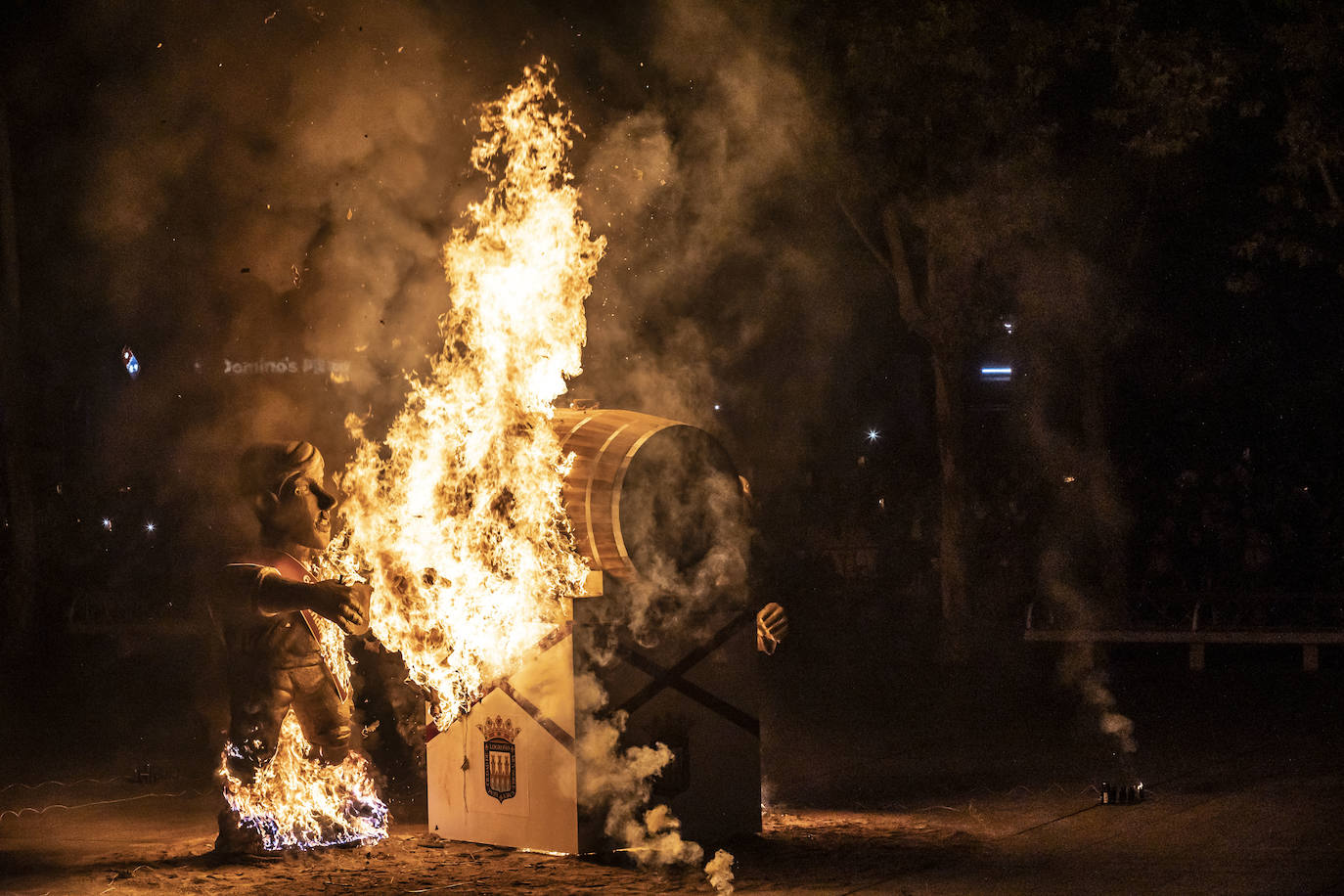 Quema de la cuba de San Mateo 2023