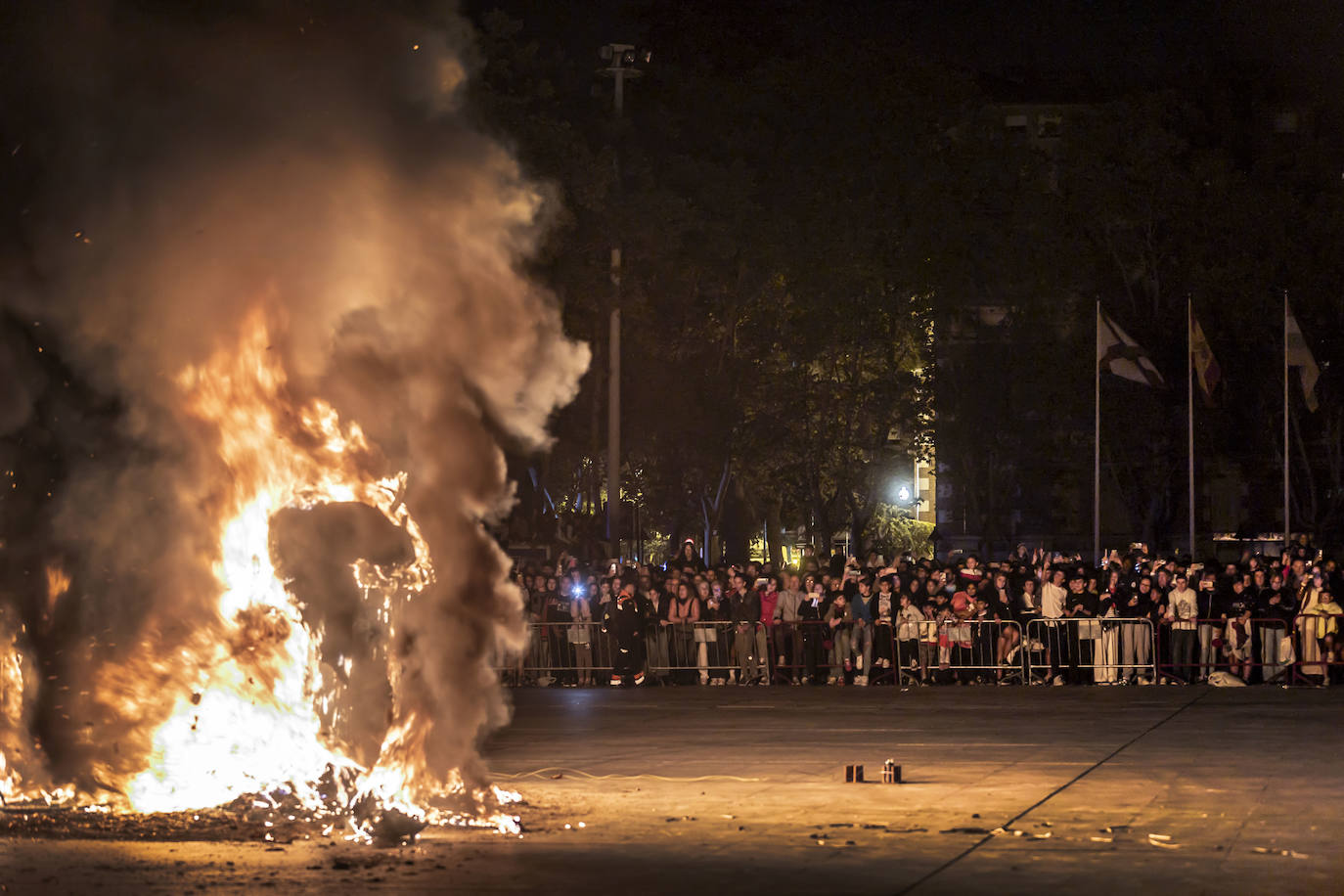 Quema de la cuba de San Mateo 2023